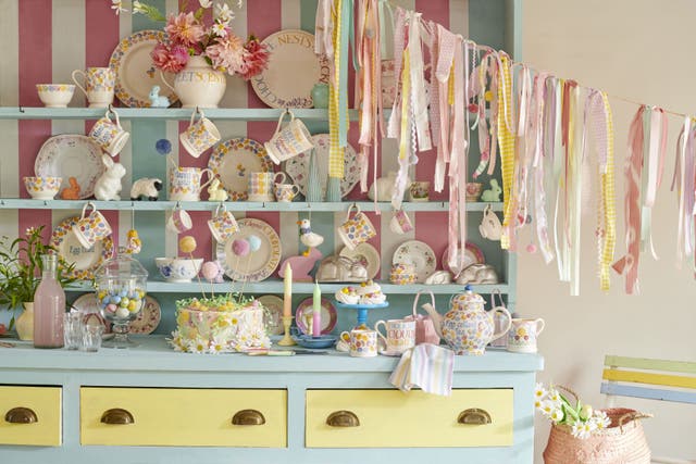 Pastel tablescapes, springtime decor and craftwork to style up your space (Emma Bridgewater/PA)