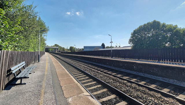 <p>The train was heading south towards Alfreton from Chesterfield station</p>