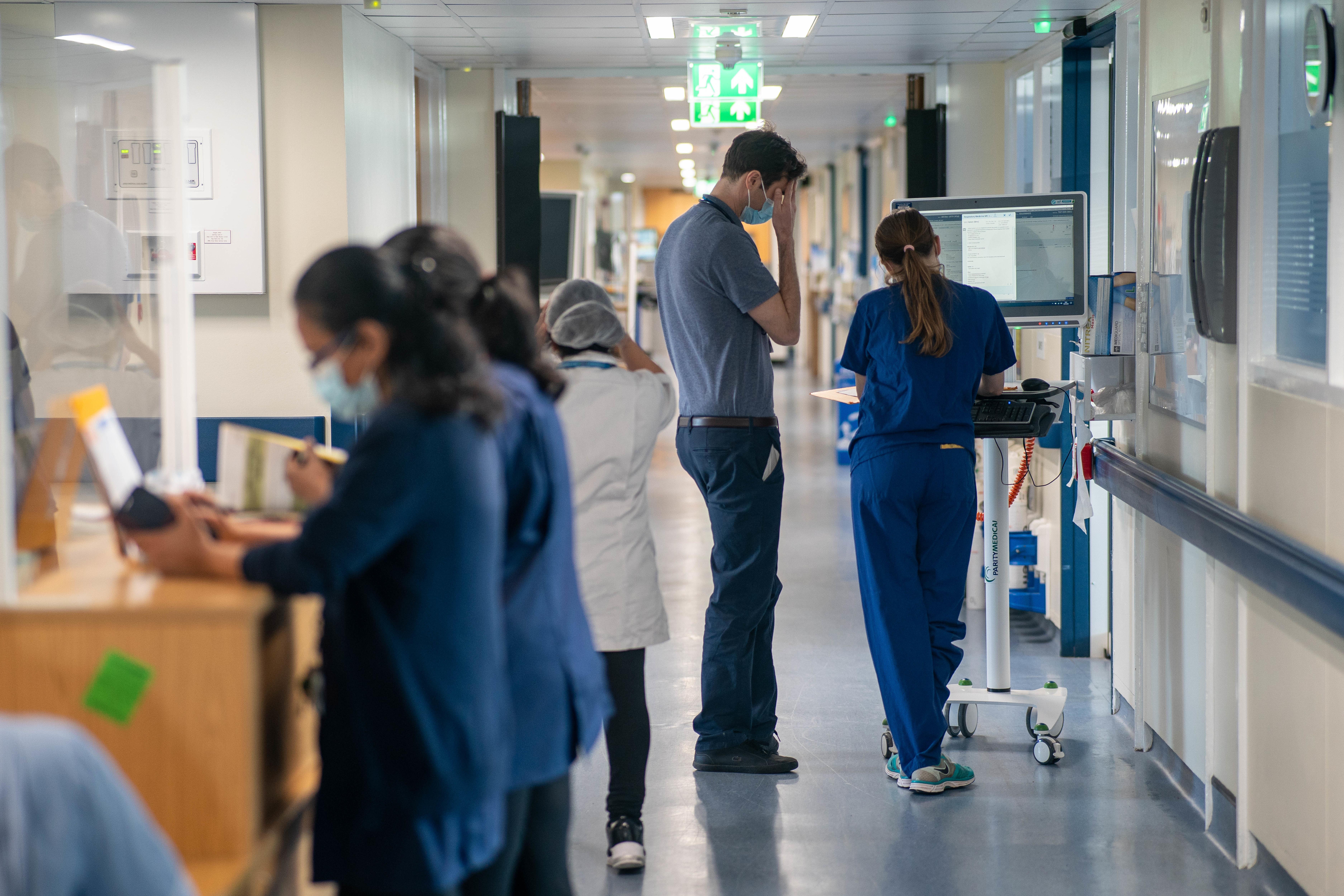 Norovirus and flu levels in England have yet to drop as low as is typical for this point in the year (Jeff Moore/PA)