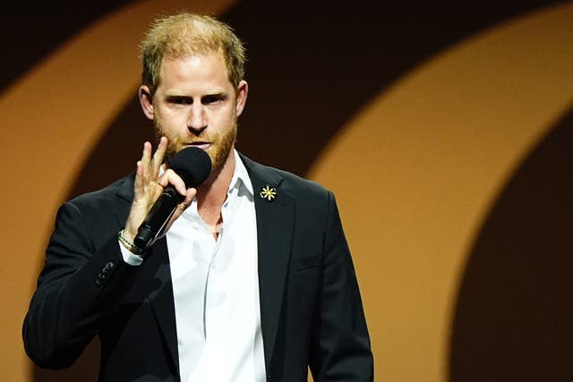 The Duke of Sussex said the events of the past week have been ‘heartbreaking to witness’ (PA)