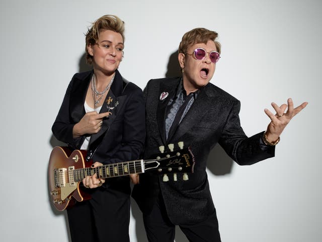 <p>Elton John and Brandi Carlile teamed up for their new album, ‘Who Believes in Angels?’</p>