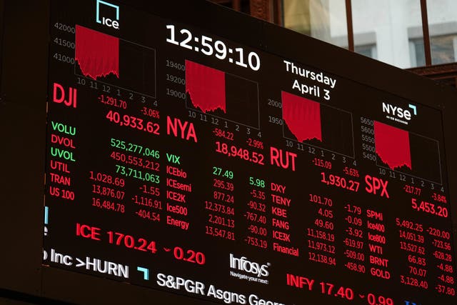 EEUU-BOLSA-EMPRESAS AFECTADAS