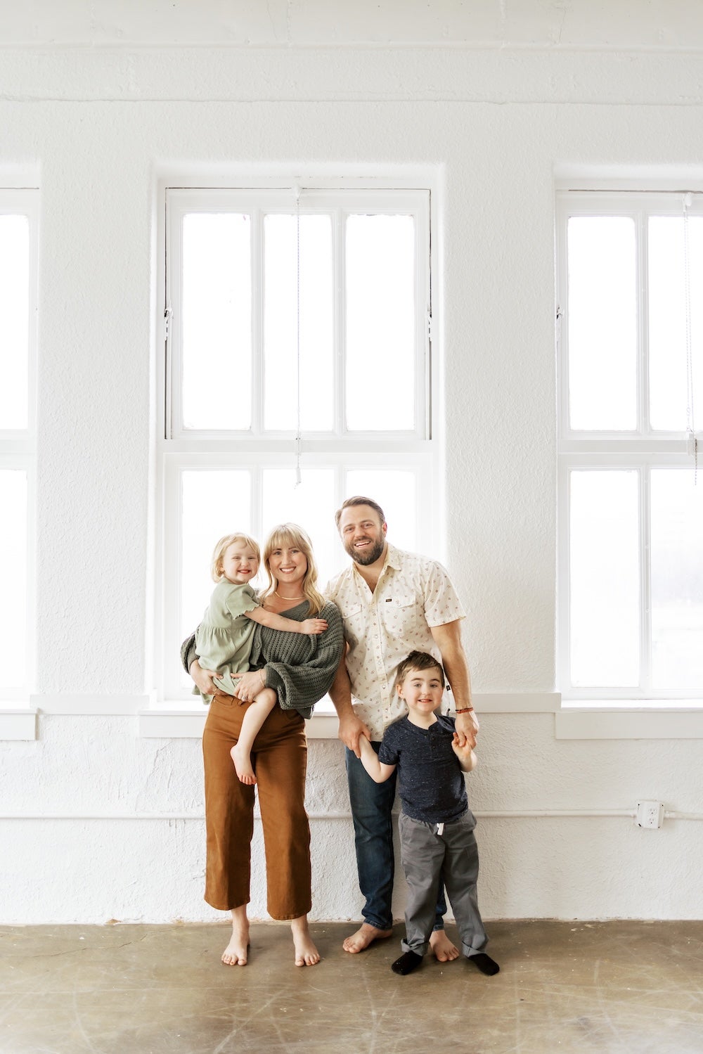 Morgan, her husband Kory, and their two children. Not long after starting Trikafta, Morgan found out she was pregnant — and at an early sonogram for high-risk pregnancies, she was told that it was twins