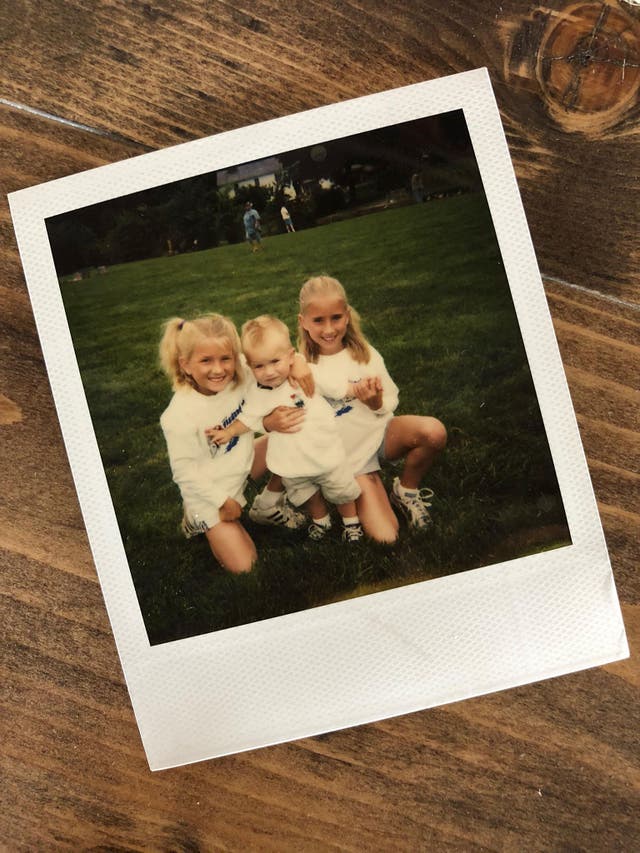 <p>Allison (L, age 7) and Morgan (R, age 10) were diagnosed with CF unusually late. Their brother Mason (middle) was diagnosed at birth. The odds of having three children with CF are extremely low</p>