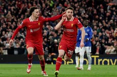 Why Diogo Jota’s goal for Liverpool was not ruled out for offside against Everton