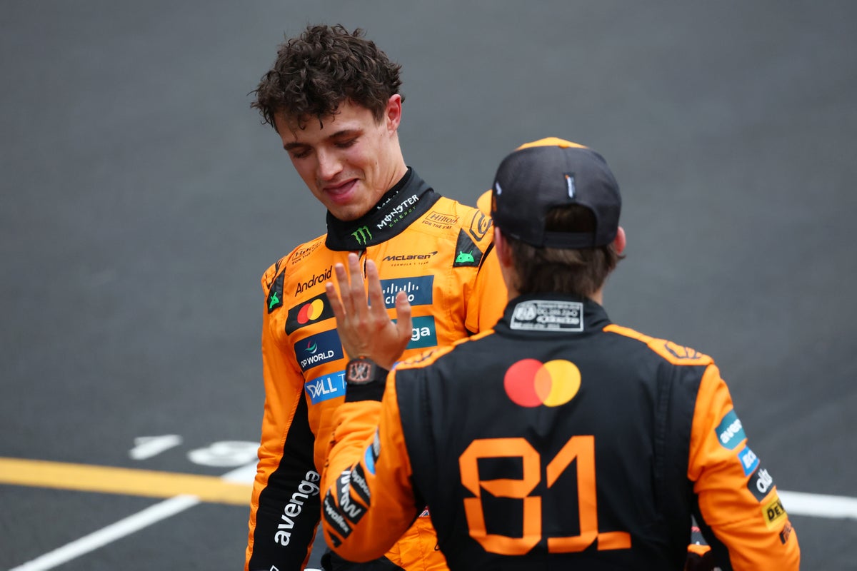 Lando Norris states McLaren are only F1 team that currently has 'two good drivers' | The Independent