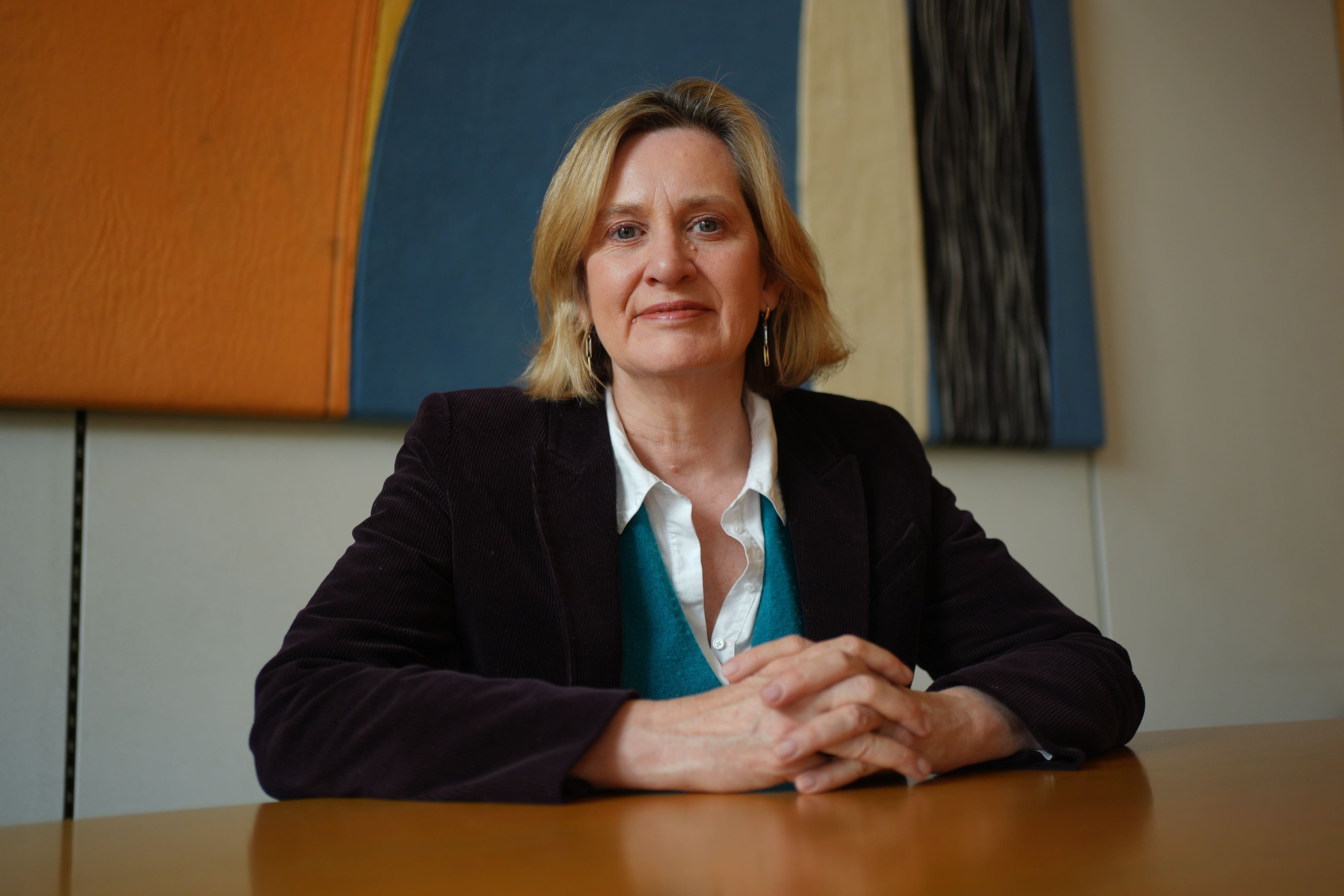 Former Tory home secretary Amber Rudd said a changed world meant ‘we’re all pro-Europeans now’ (Yui Mok/PA)