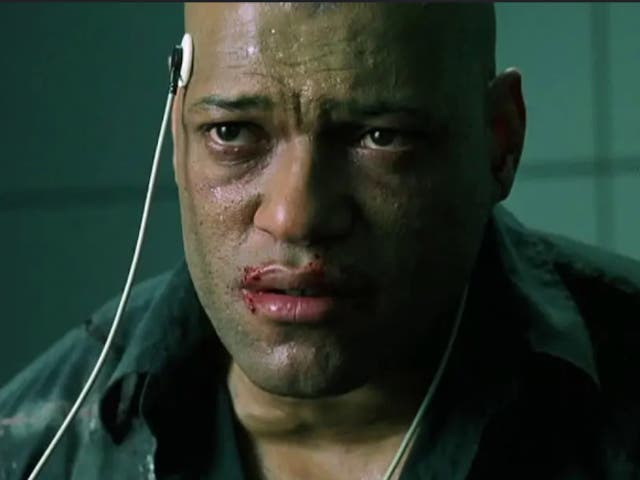 <p>Laurence Fishburne in ‘The Matrix’ franchise	</p>