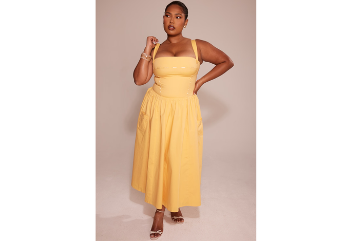 Best wedding guest dresses Indybest review House of CB Vivien apricot cotton midi sundress