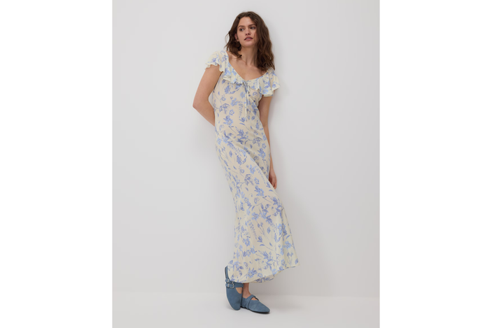 Best wedding guest dresses IndyBest review Reserved viscose-rich maxi dress