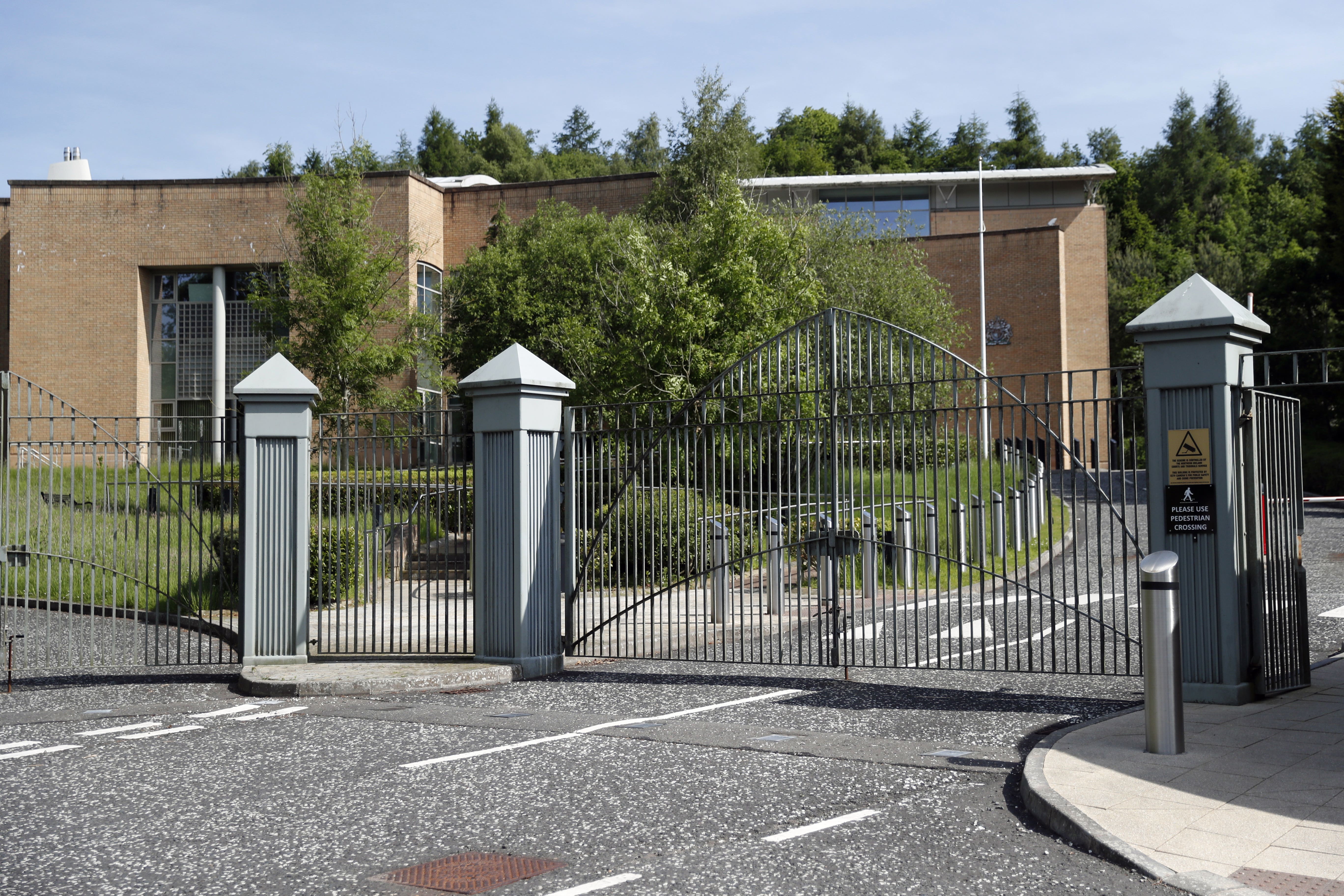 A general view of Dungannon court, where a man appeared on Friday morning charged with the murder of a pensioner in the town earlier this year (Peter Morrison/PA)