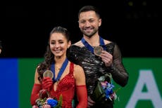 ‘Riding the wave’: Lilah Fear and Lewis Gibson look to turn historic world bronze into Olympic glory