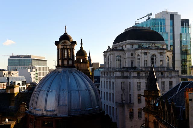 <p>The five-star Hotel Gotham occupies a Neoclassical 1920s building that once housed the Midland Bank</p>