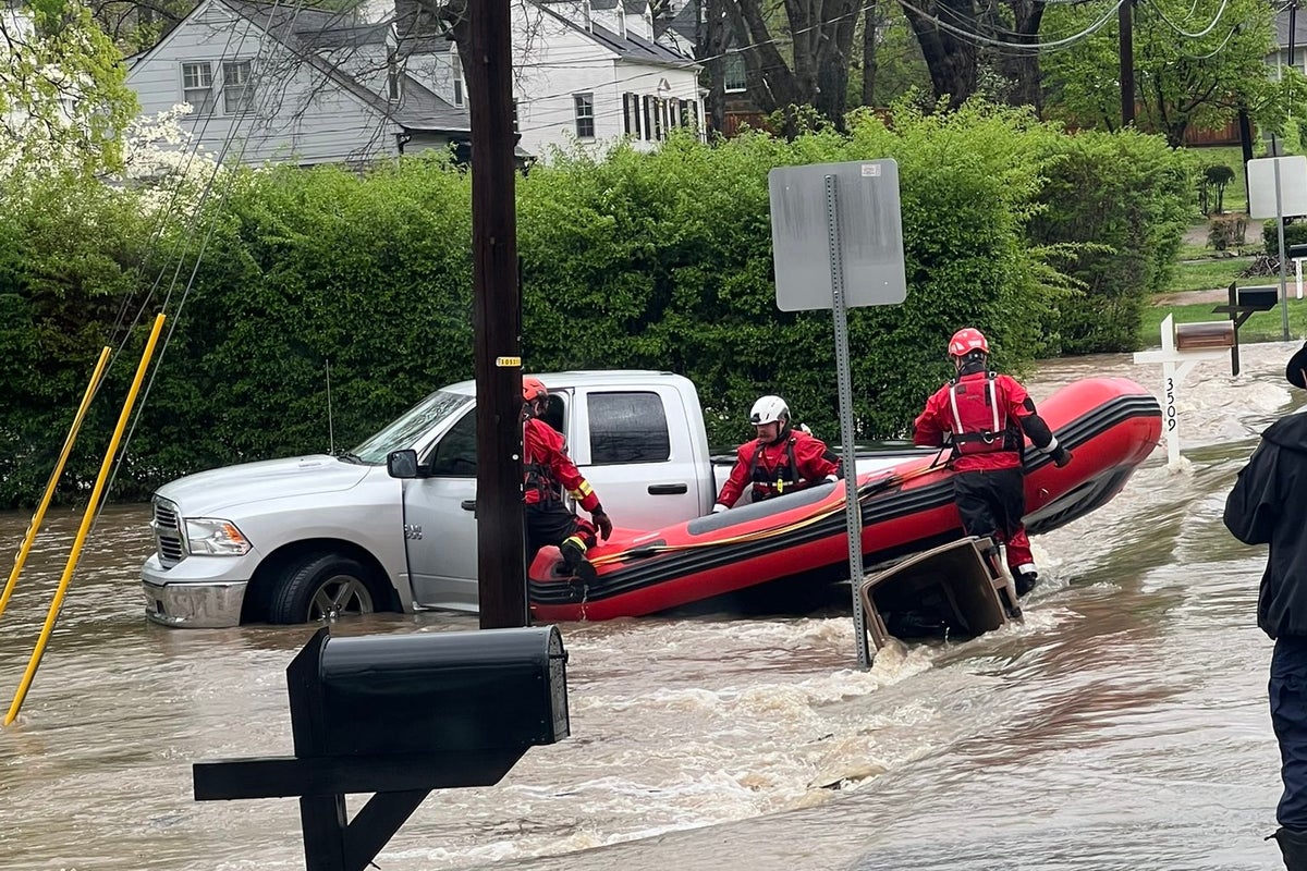 Deadly spring storm forces water rescues and fuels tornados leaving a deadly path of destruction in its wake Deadly spring storm forces water rescues and fuels tornados leaving a deadly path of destruction in its wake