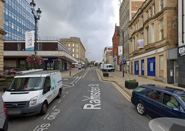 <p>The teenager was stabbed in Huddersfield’s town centre on Thursday</p>