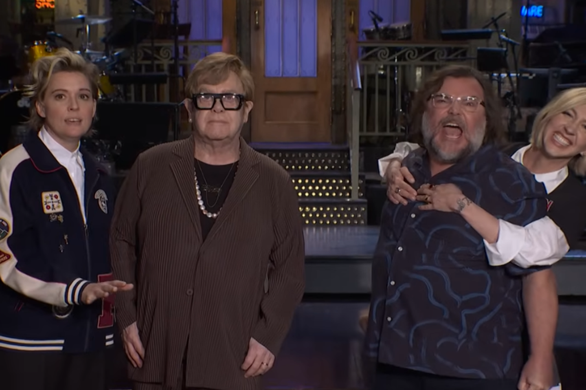 Jack Black, Elton John Spar in SNL Promo