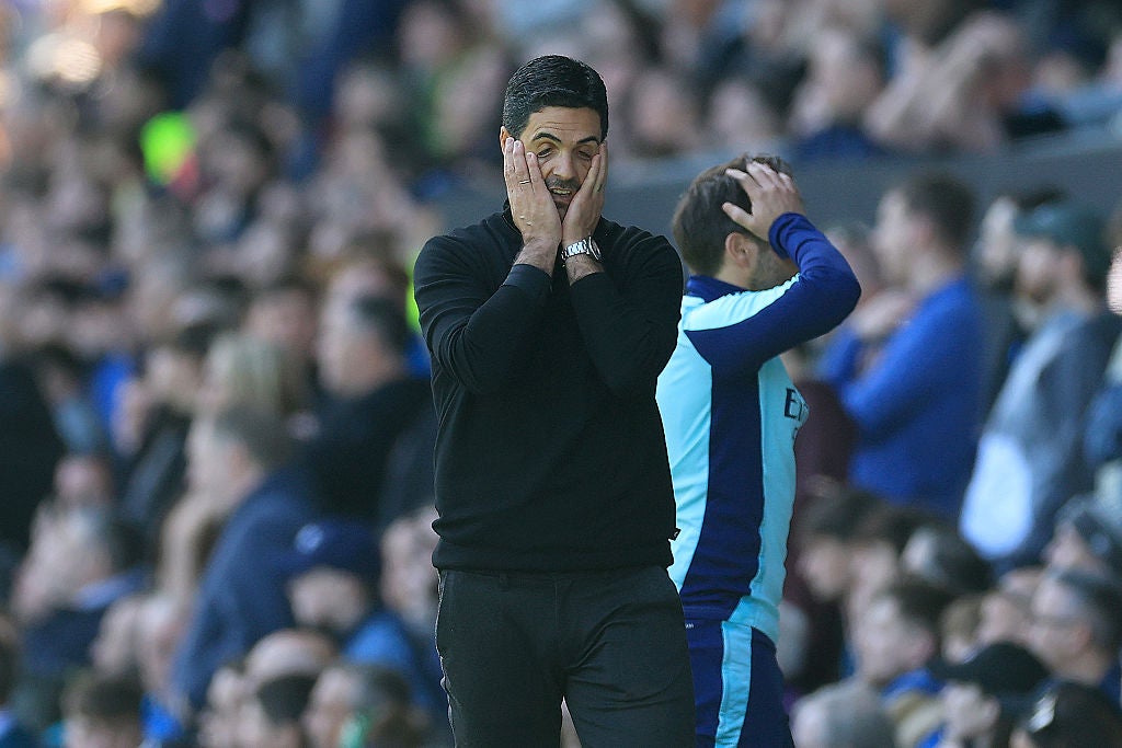 <p>The draw was a further blow to Arsenal’s very slim title hopes</p>