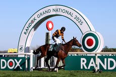 Willie Mullins overcome with emotion as son Patrick rides Grand National winner Nick Rockett