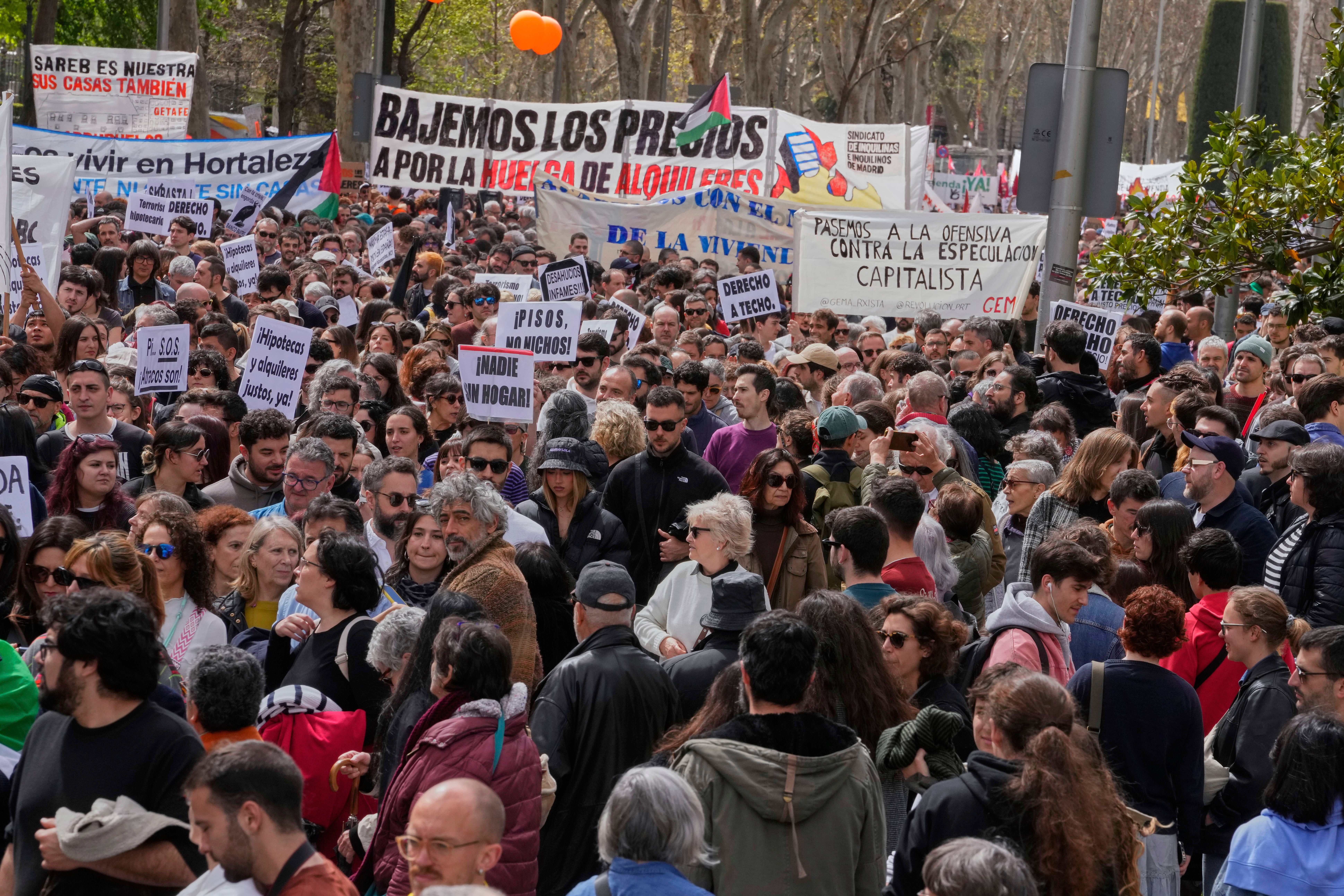 Spain Housing Protest