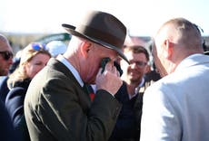 Willie Mullins overcome with emotion as son Patrick rides Grand National winner Nick Rockett