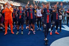 Paris St Germain clinch title while Real Madrid slip leaves Barcelona four clear