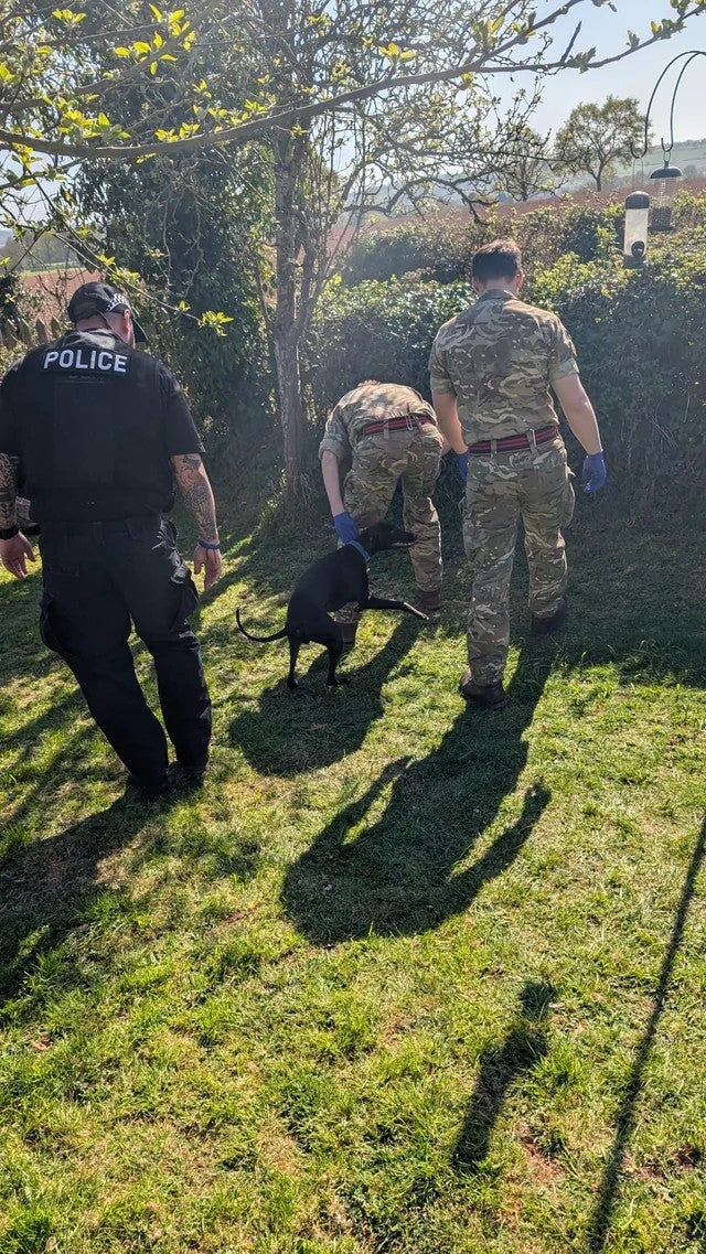 Police were called to the scene after Mr Miller’s discovery