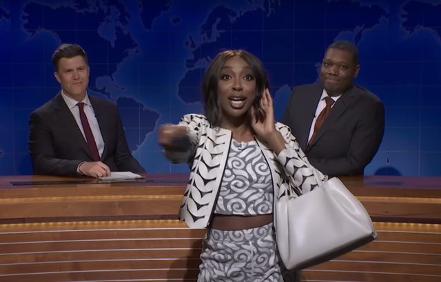 <p>Ego Nwodim made a guest appearance on SNL's popular Weekend Update segment</p>