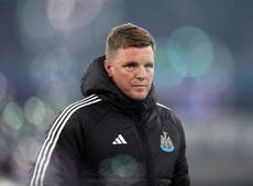 Eddie Howe to miss Newcastle clash with Man United after being admitted to hospital