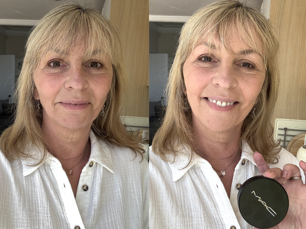 Mac studio fix before and after