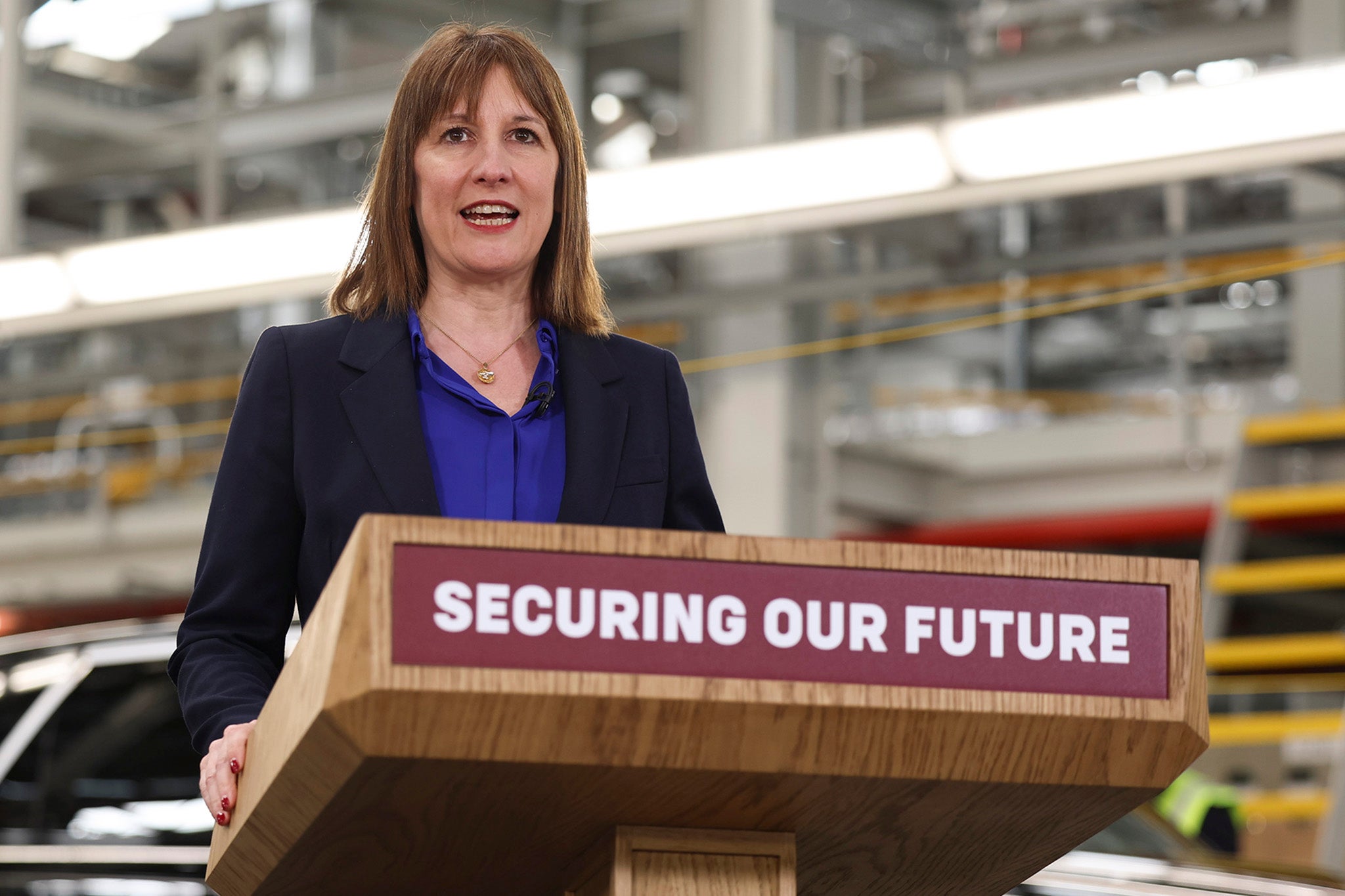 Chancellor Rachel Reeves visiting Jaguar Land Rover on Monday