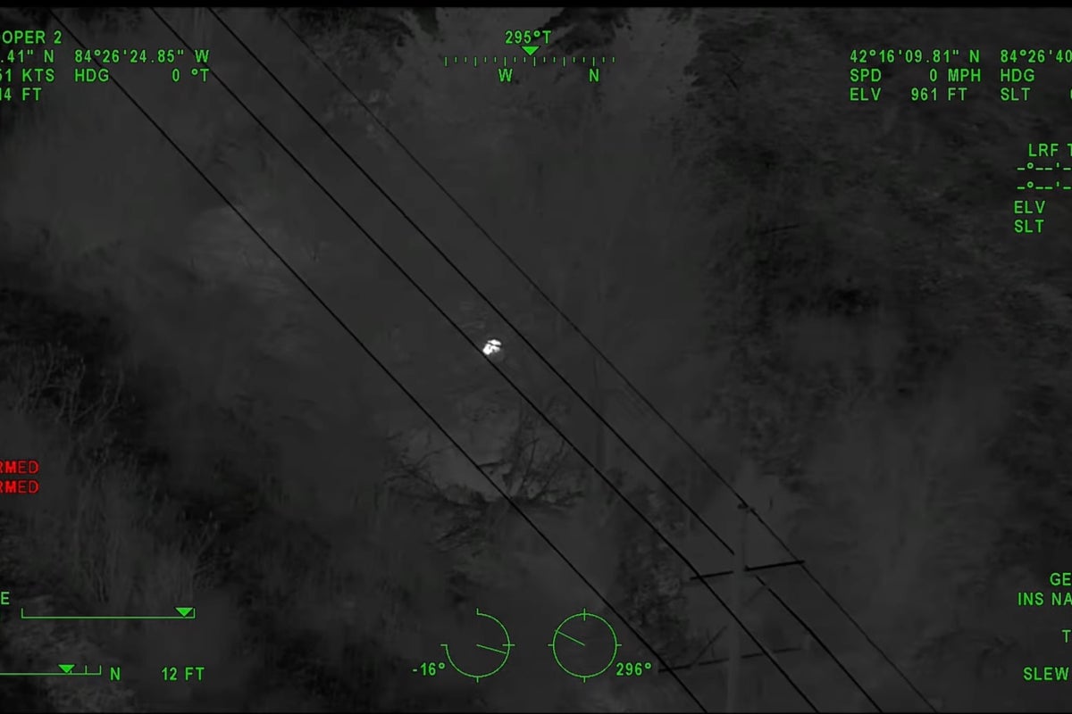 Missing toddler found alive curled up in freezing ditch by heat-seeking camera Missing toddler found alive curled up in freezing ditch by heat-seeking camera