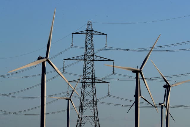 Ministers are looking for ways to make better use of more renewable energy in the coming years (Gareth Fuller/PA)