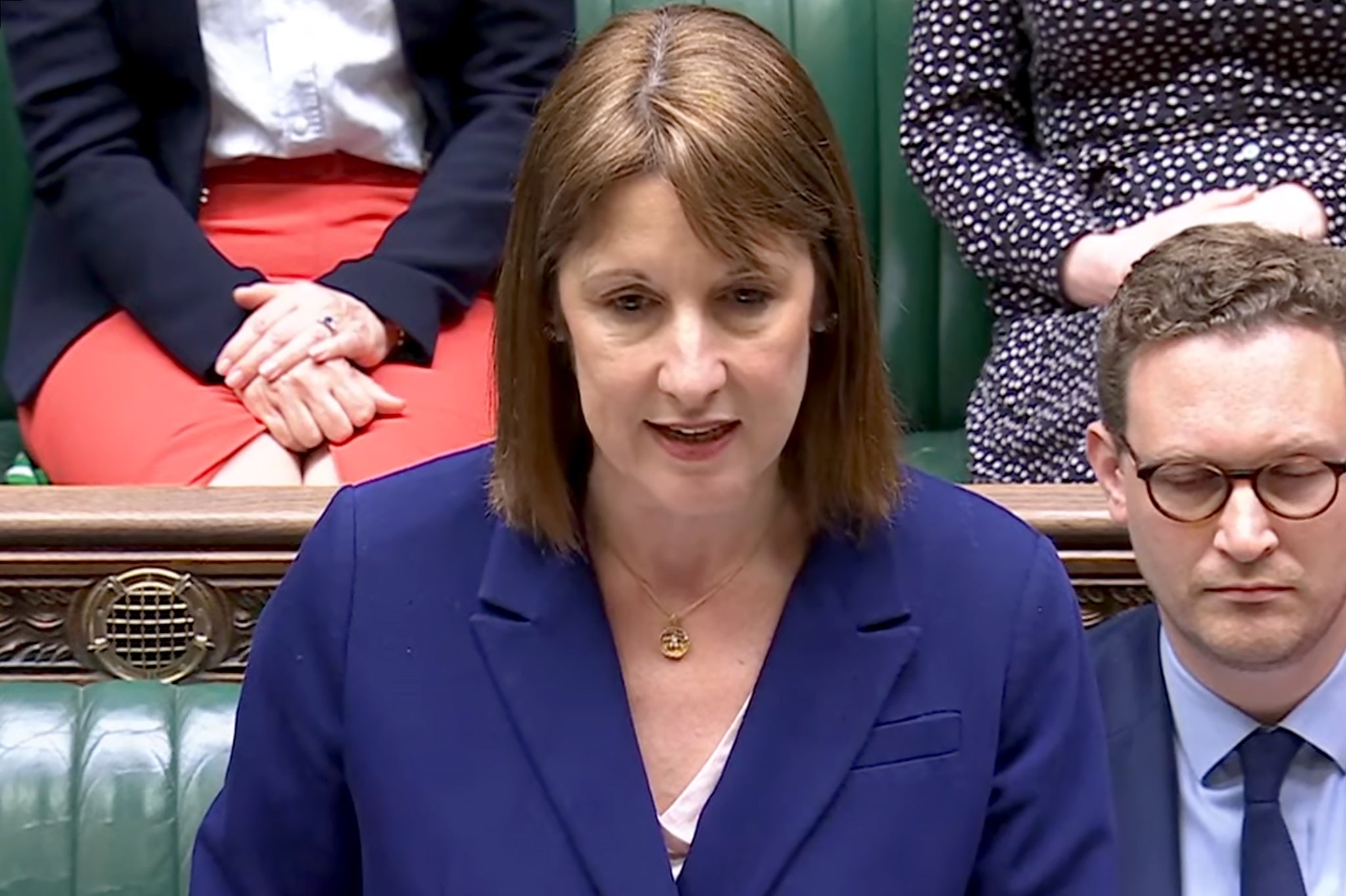 Rachel Reeves has told the Commons ‘discussions are ongoing’ with the US over tariffs