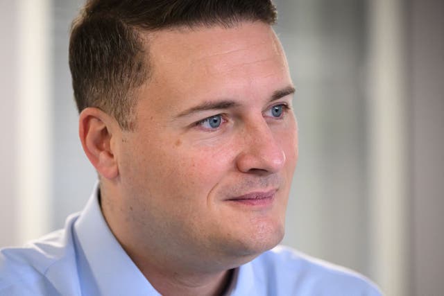 Health Secretary Wes Streeting said it is ‘fine’ that other colleagues in the Government ‘take a different view’ (Leon Neal/PA)