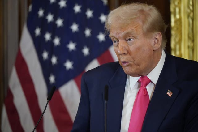 <p>US President Donald Trump (Niall Carson/PA)</p>