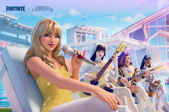 <p>Sabrina Carpenter’s Fortnite avatar (Epic Games/PA)</p>