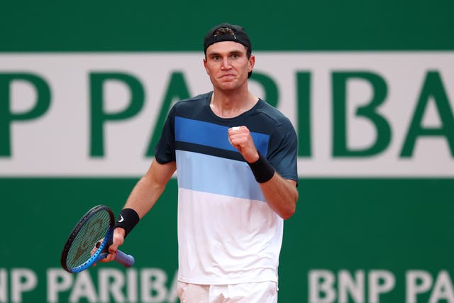 <p>Jack Draper opened his clay court season with a straight sets win over Marcos Giron</p>