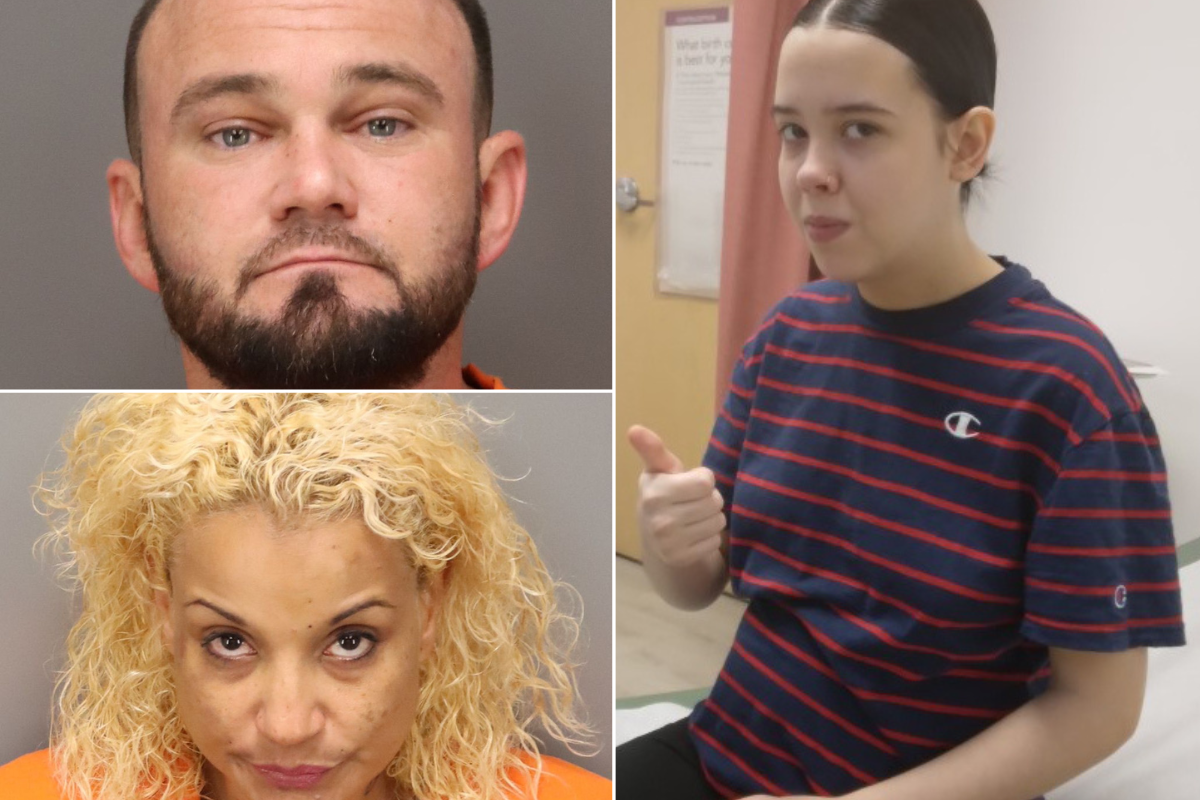 Gress and Michelle Brandes, left, are accused of abducting, beating, and killing 16-year-old Miranda Corsette, right, in February 2025 (St. Petersburg Police Department)