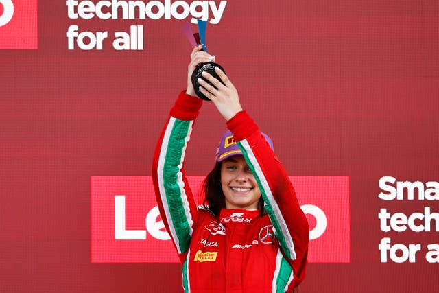 <p>Marta Garcia won the 2023 F1 Academy title</p>
