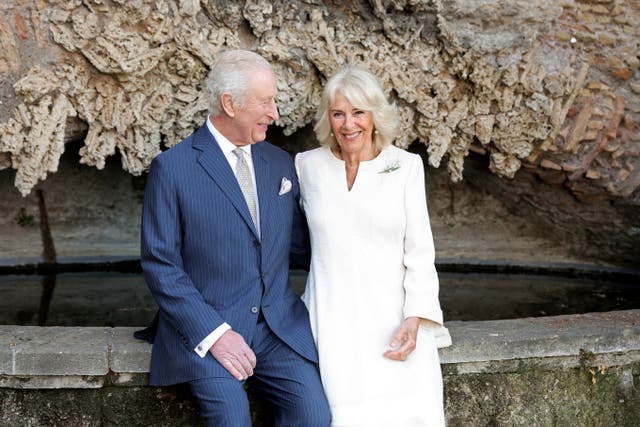 <p>King Charles and Queen Camilla celebrate their 20th wedding anniversary on Wednesday</p>