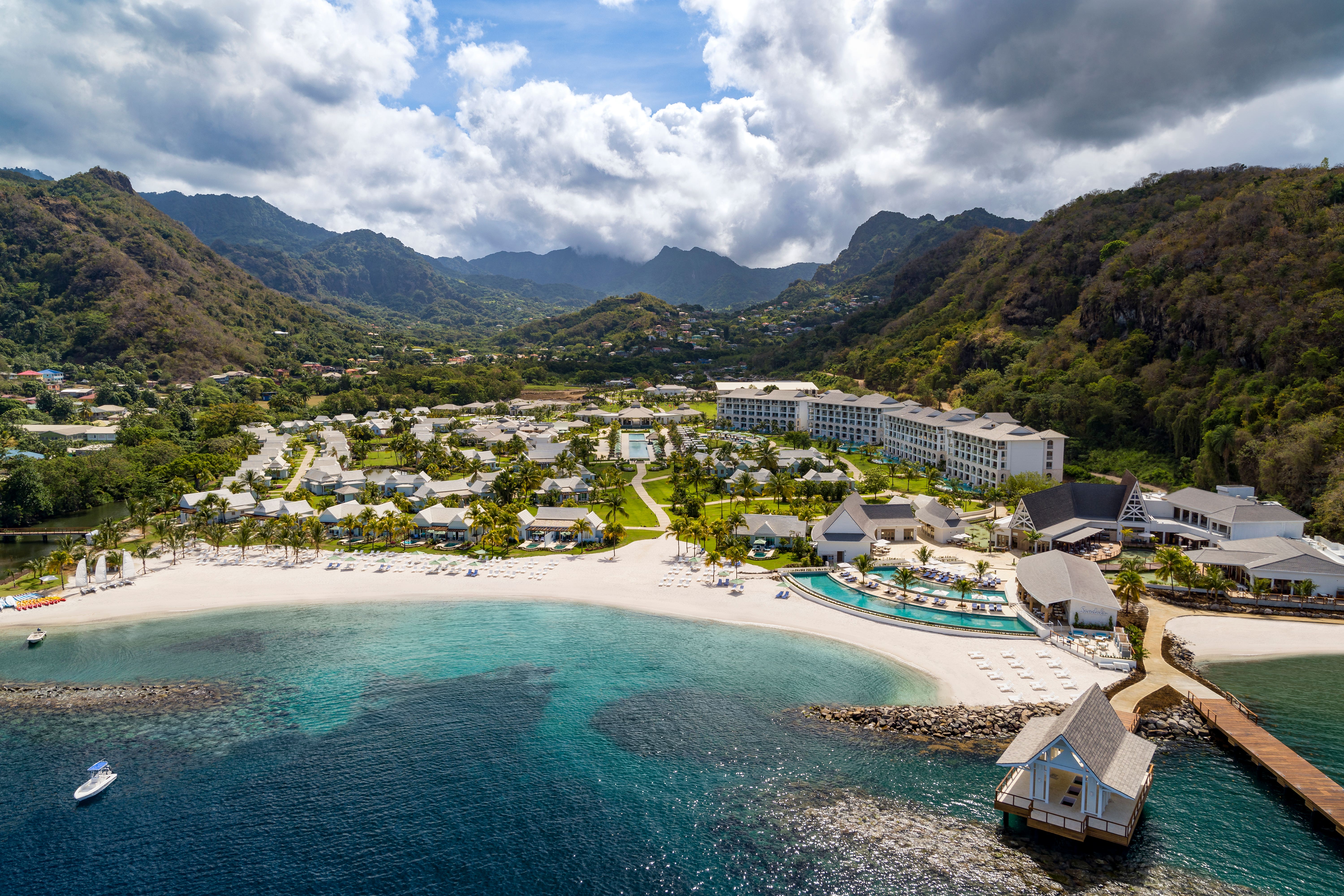 Sandals St Vincent opened in March 2024 (Sandals/PA)
