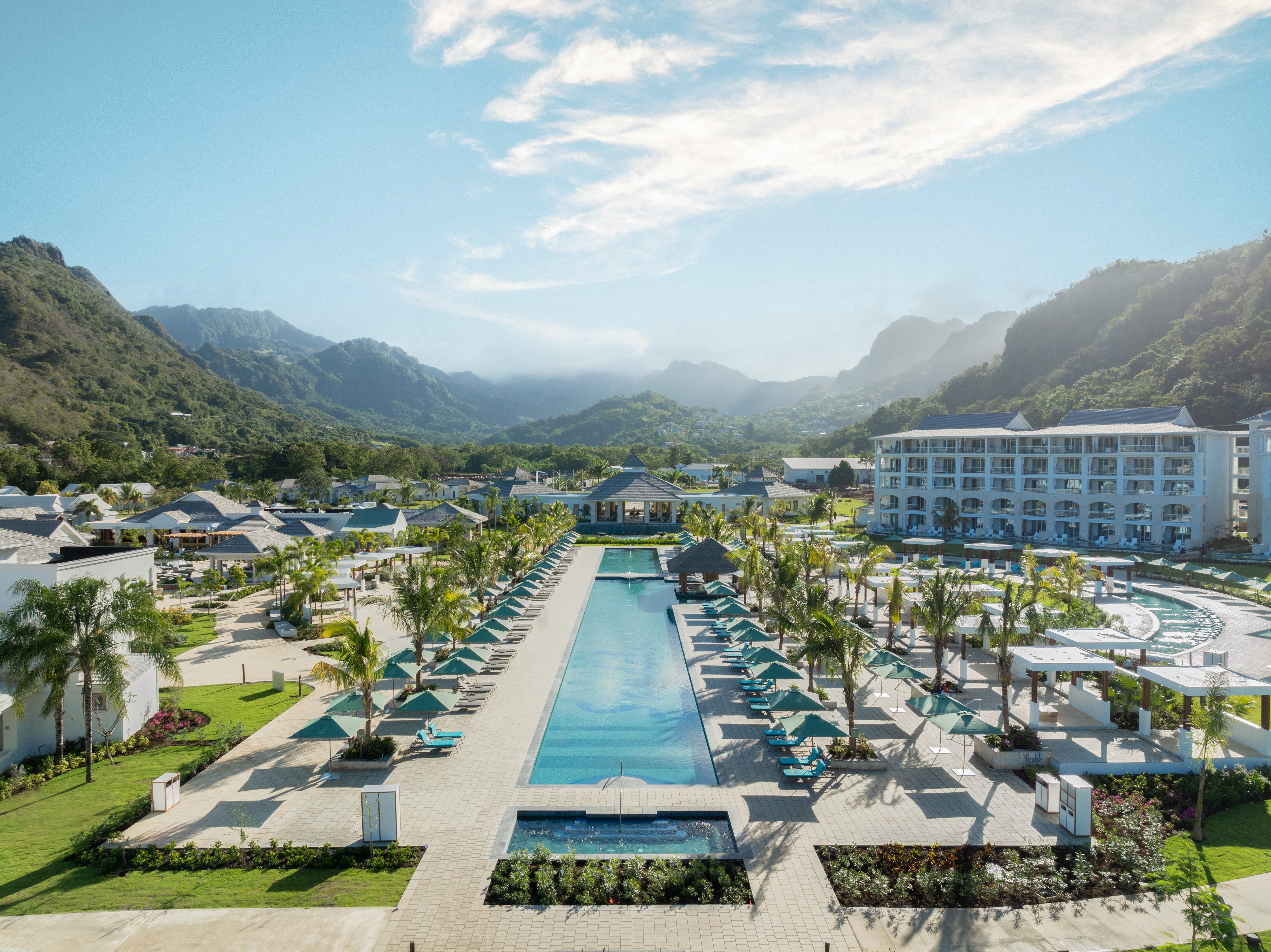 A general view of Sandals St Vincent