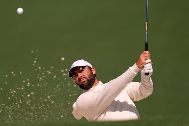 Scottie Scheffler is bidding for a third Masters title in four years (Ashley Landis/AP)