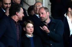 Bringing George to Villa match in Paris is a big deal, William tells pundits