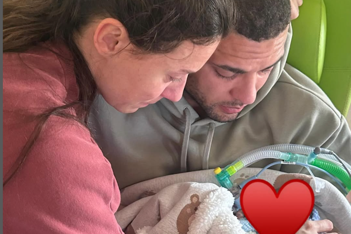 Gladiators star announces death of baby boy after being born at 23 weeks Gladiators star announces death of baby boy after being born at 23 weeks