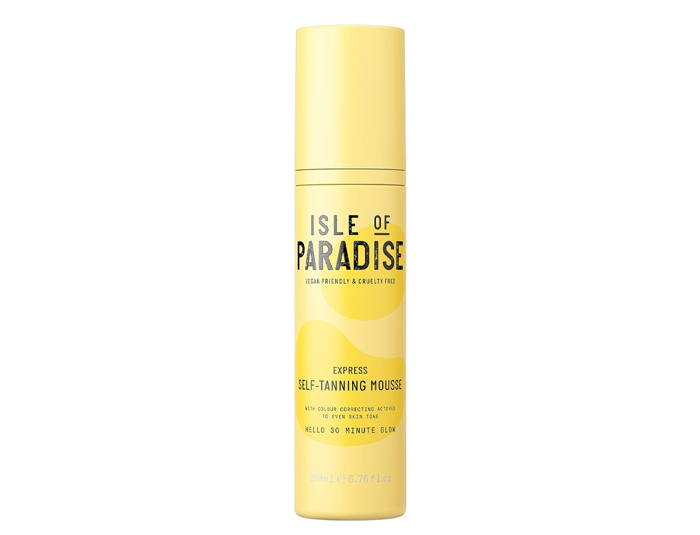 Best fake tan IndyBest review Isle of Paradise express self-tanning mousse 