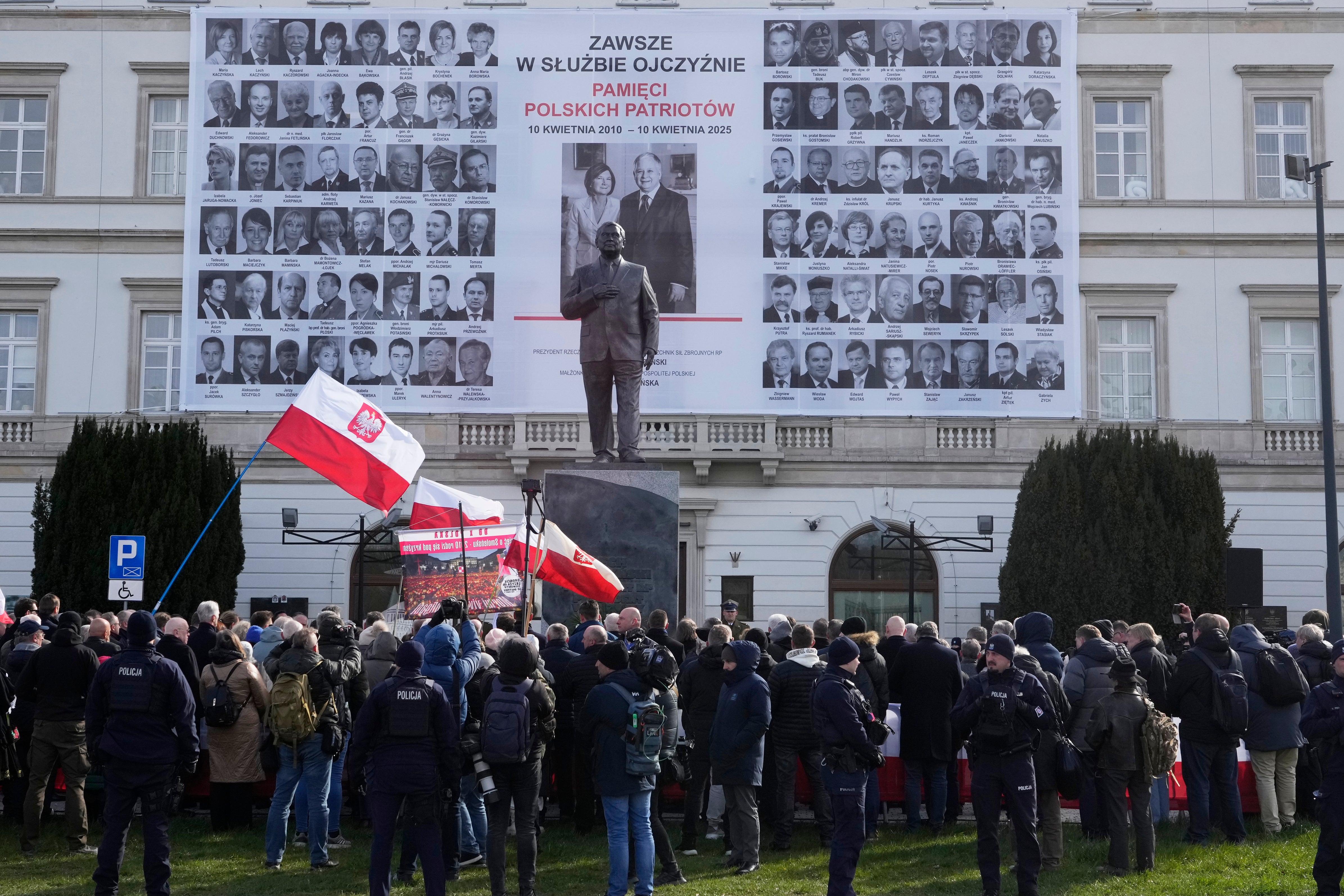 Poland Plane Crash Anniversary