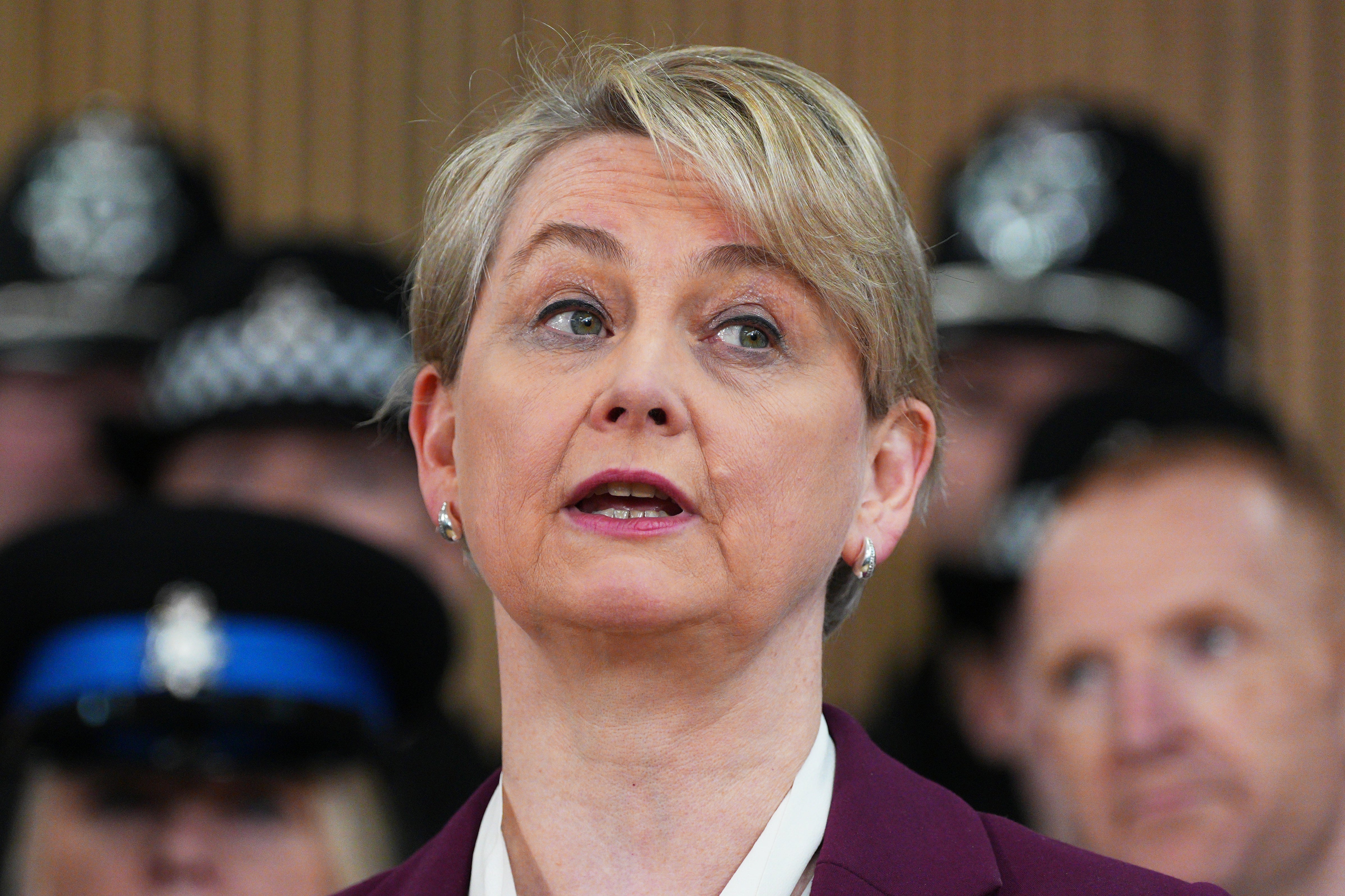 <p>Home secretary Yvette Cooper has promised a named police officer for every community</p>