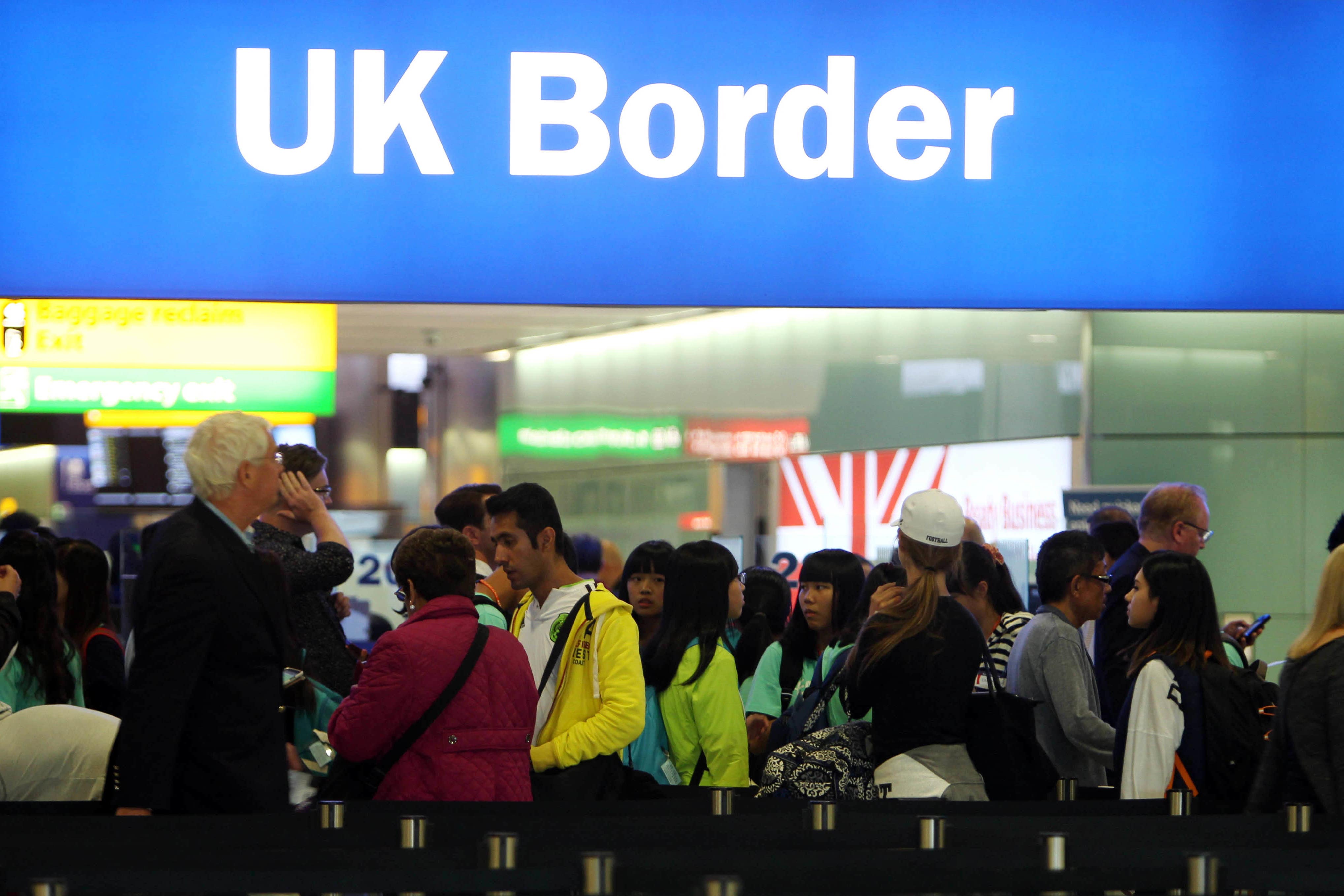 Applications across key visa routes to the UK have fallen by 37% in the year to March 2025 (Steve Parsons/PA)