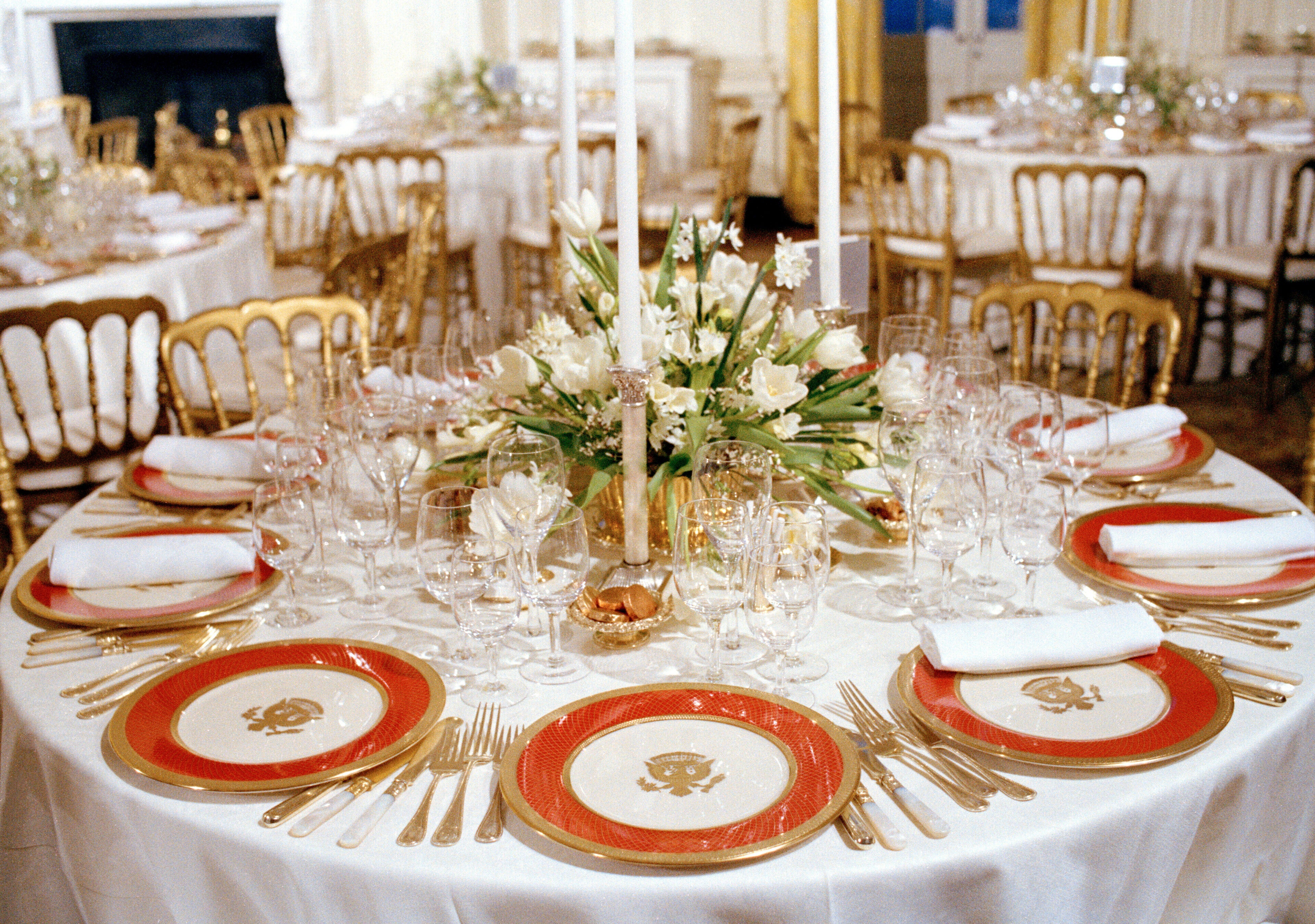 State Dinners White House Ornament